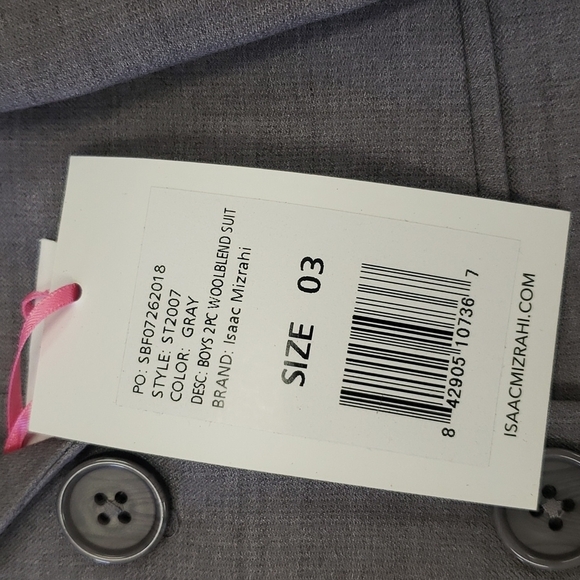 Isaac Mizrahi Boys Slim 2 Piece Suit - Picture 6 of 6